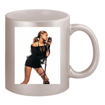 Blu Cantrell 11oz Metallic Silver Mug