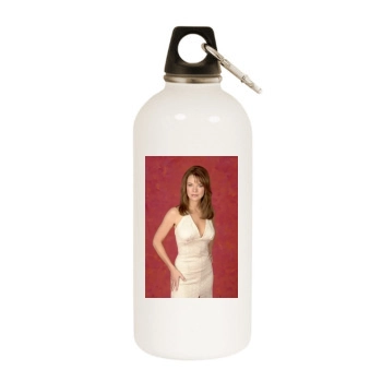 Bobbie Eakes White Water Bottle With Carabiner