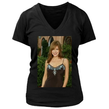 Bobbie Eakes Women's Deep V-Neck TShirt