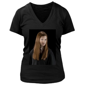 Bonnie Wright Women's Deep V-Neck TShirt