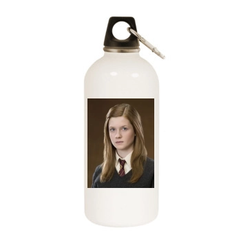 Bonnie Wright White Water Bottle With Carabiner