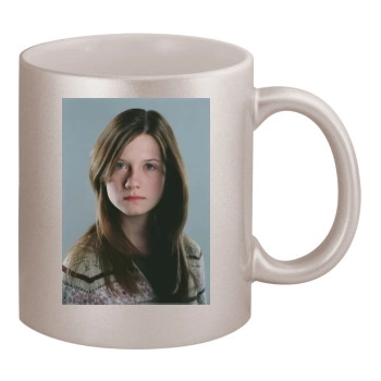 Bonnie Wright 11oz Metallic Silver Mug