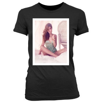 Barbara Palvin Women's Junior Cut Crewneck T-Shirt