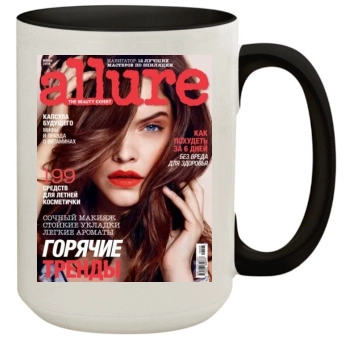 Barbara Palvin 15oz Colored Inner & Handle Mug