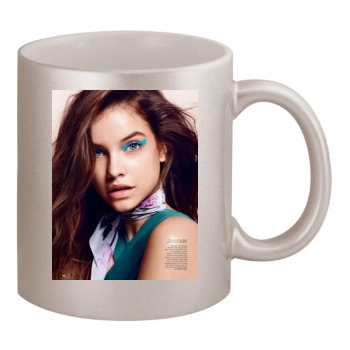 Barbara Palvin 11oz Metallic Silver Mug