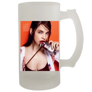 Barbara Palvin 16oz Frosted Beer Stein