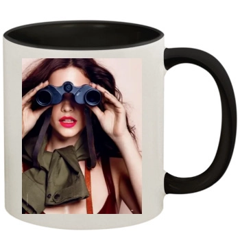 Barbara Palvin 11oz Colored Inner & Handle Mug