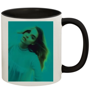 Barbara Palvin 11oz Colored Inner & Handle Mug