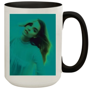 Barbara Palvin 15oz Colored Inner & Handle Mug