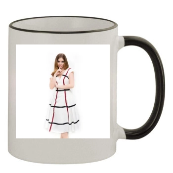 Barbara Palvin 11oz Colored Rim & Handle Mug