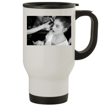 Barbara Palvin Stainless Steel Travel Mug