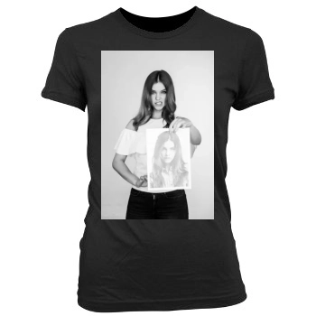 Barbara Palvin Women's Junior Cut Crewneck T-Shirt