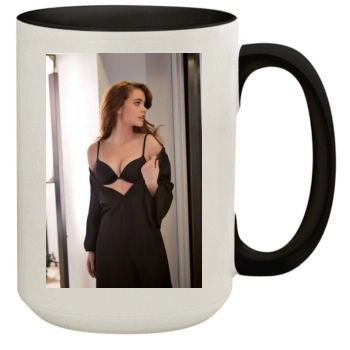 Barbara Palvin 15oz Colored Inner & Handle Mug