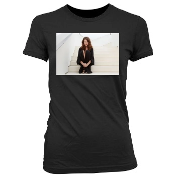 Barbara Palvin Women's Junior Cut Crewneck T-Shirt