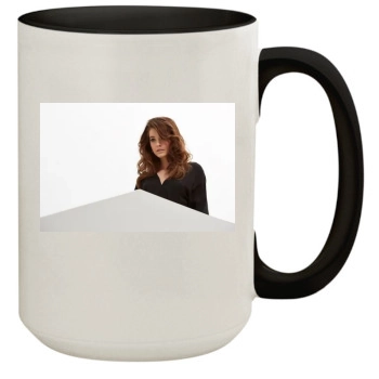 Barbara Palvin 15oz Colored Inner & Handle Mug