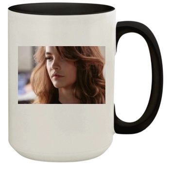 Barbara Palvin 15oz Colored Inner & Handle Mug