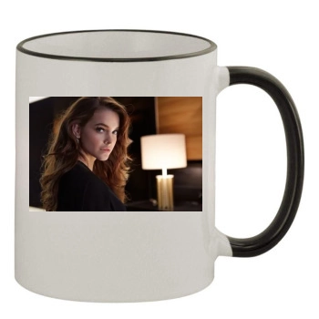 Barbara Palvin 11oz Colored Rim & Handle Mug