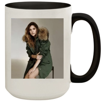 Barbara Palvin 15oz Colored Inner & Handle Mug