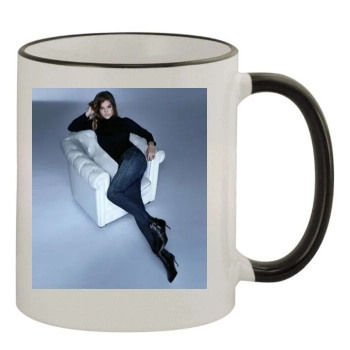 Barbara Palvin 11oz Colored Rim & Handle Mug