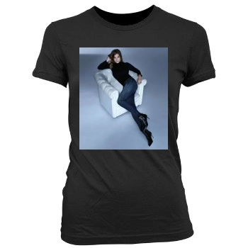 Barbara Palvin Women's Junior Cut Crewneck T-Shirt