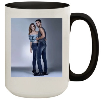 Barbara Palvin 15oz Colored Inner & Handle Mug