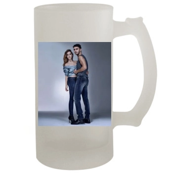 Barbara Palvin 16oz Frosted Beer Stein