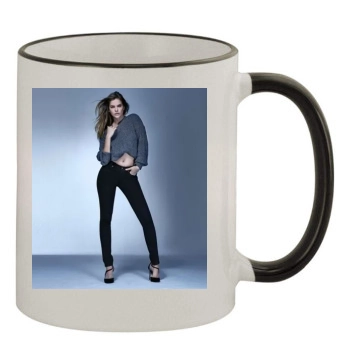 Barbara Palvin 11oz Colored Rim & Handle Mug