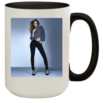 Barbara Palvin 15oz Colored Inner & Handle Mug