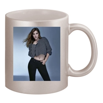 Barbara Palvin 11oz Metallic Silver Mug