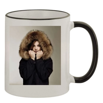 Barbara Palvin 11oz Colored Rim & Handle Mug