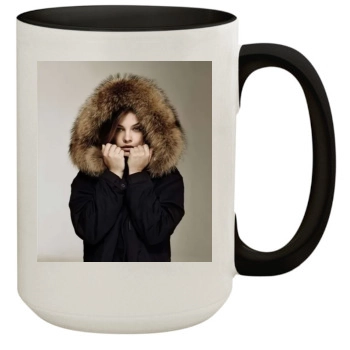 Barbara Palvin 15oz Colored Inner & Handle Mug