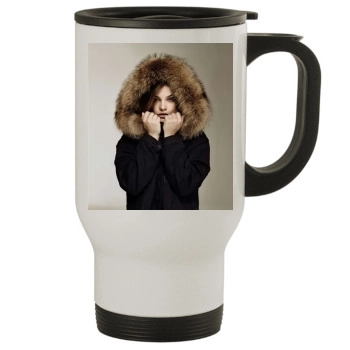 Barbara Palvin Stainless Steel Travel Mug