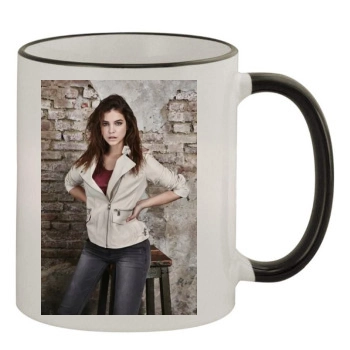 Barbara Palvin 11oz Colored Rim & Handle Mug