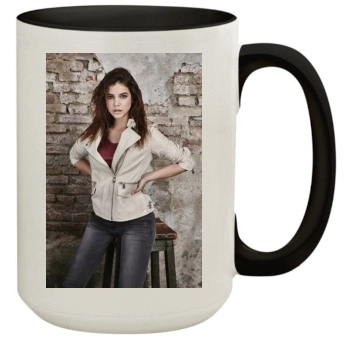 Barbara Palvin 15oz Colored Inner & Handle Mug