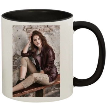 Barbara Palvin 11oz Colored Inner & Handle Mug