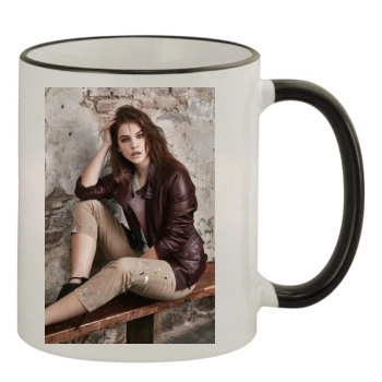 Barbara Palvin 11oz Colored Rim & Handle Mug