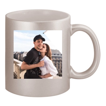 Barbara Palvin 11oz Metallic Silver Mug