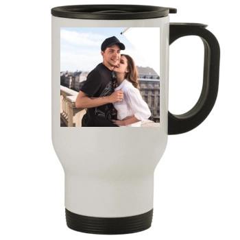 Barbara Palvin Stainless Steel Travel Mug