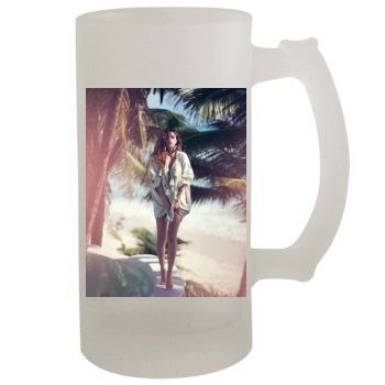 Barbara Palvin 16oz Frosted Beer Stein