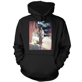 Barbara Palvin Mens Pullover Hoodie Sweatshirt