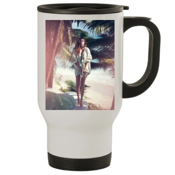 Barbara Palvin Stainless Steel Travel Mug