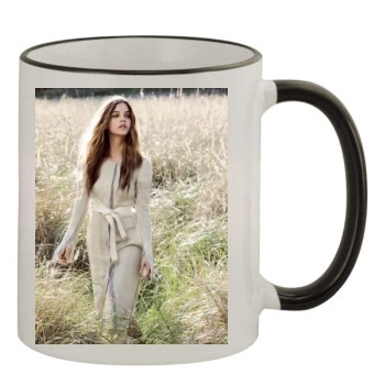 Barbara Palvin 11oz Colored Rim & Handle Mug