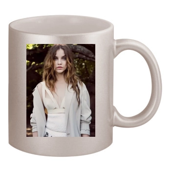 Barbara Palvin 11oz Metallic Silver Mug