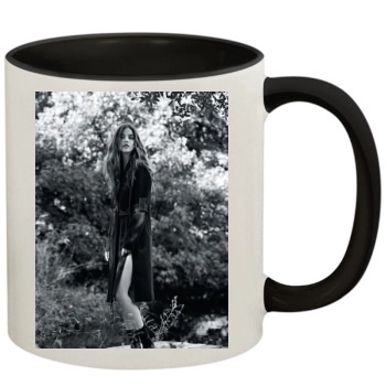 Barbara Palvin 11oz Colored Inner & Handle Mug