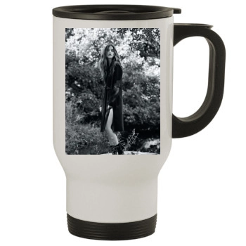 Barbara Palvin Stainless Steel Travel Mug