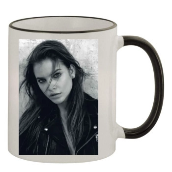 Barbara Palvin 11oz Colored Rim & Handle Mug