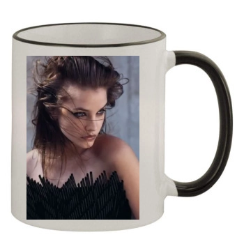 Barbara Palvin 11oz Colored Rim & Handle Mug