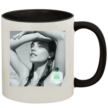 Barbara Palvin 11oz Colored Inner & Handle Mug