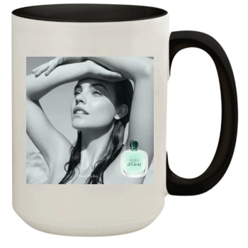 Barbara Palvin 15oz Colored Inner & Handle Mug