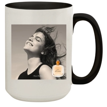 Barbara Palvin 15oz Colored Inner & Handle Mug